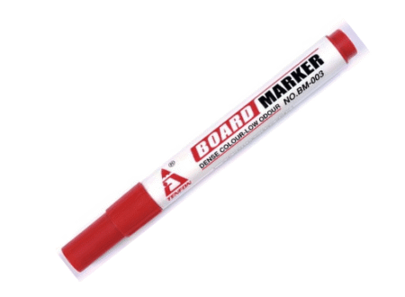 B/R TENFON MARKER FOR WHITEBOARD RED N.BM-003/BR00167