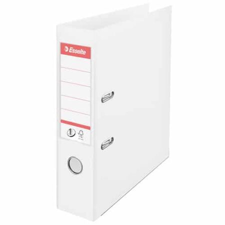 ESSELTE BOX FILE 75MM A4 WHITE 811300