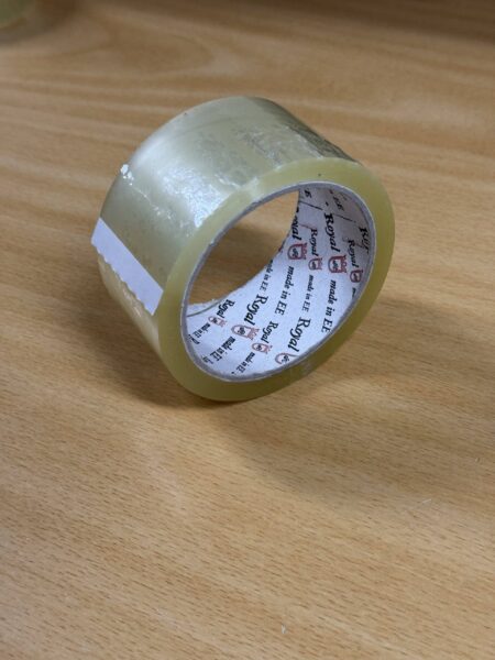 B/R ROYAL PACKAGING TAPE 50MMX50M LOW NOISE CLEAR