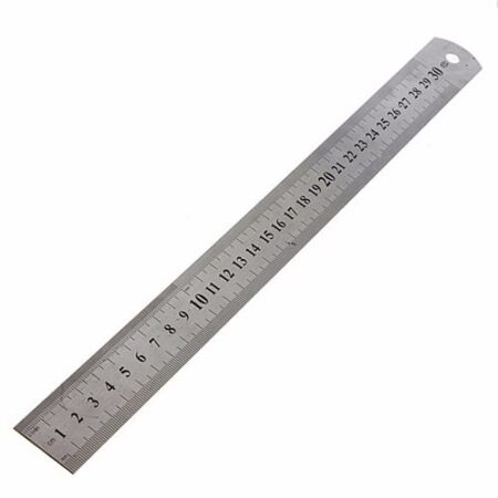 B/R ALUMINIUM RULER 30CM BR00233