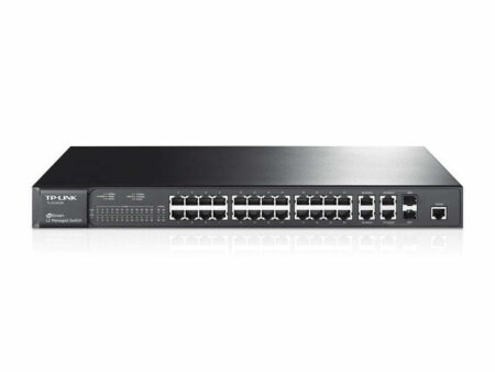 TP-LINK SWITCH L2 MANAGED 24 PORTS 10/100 + 4-PORTS GIGABIT
