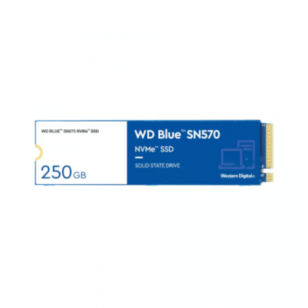 WESTERN DIGITAL SSD 250GB M2 BLUE PCIE GEN3 1700/1300