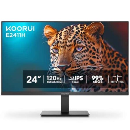KOORUI MONITOR 23.8" FHD IPS 120Hz ULTRA-THIN VGA/HDMI 3YW E2411H