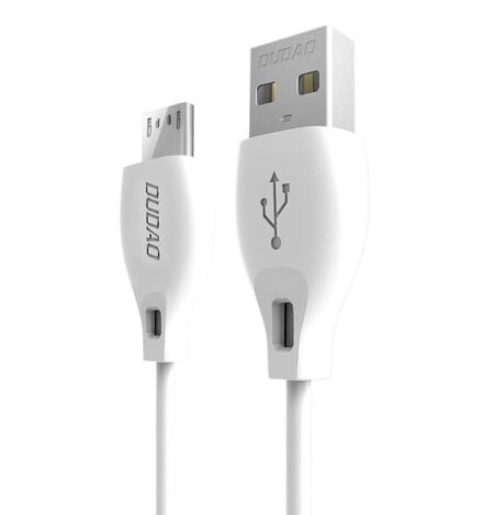 DUDAO CABLE MICRO USB CABLE 2.4A 2M WHITE (L4M 2M WHITE)