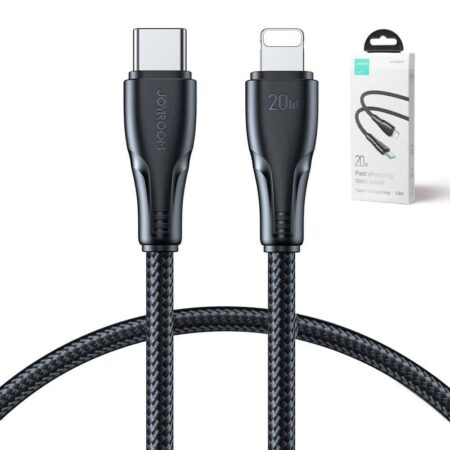JOYROOM USB-C To Lightning Cable BRAIDED 1.2M BLACK 30W S-A11