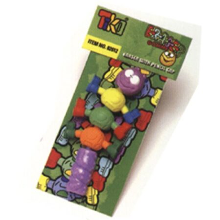 WORM ERASER WITH PENCIL CAP