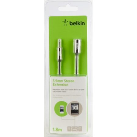 CABLE,AUDIO,3.5mmST,M/F,1.8M,MINI STEREO EXTENSION
