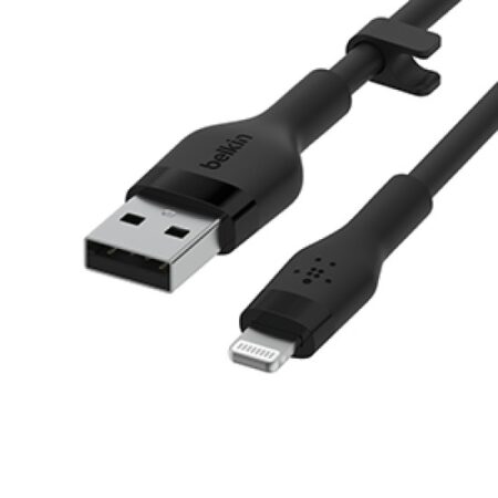 BOOST CHARGE™ USB-A to LTG_silicone, 1M, Black