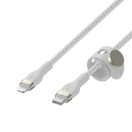BOOST CHARGE™ USB-C to LTG_Braided silicone, 2M, White