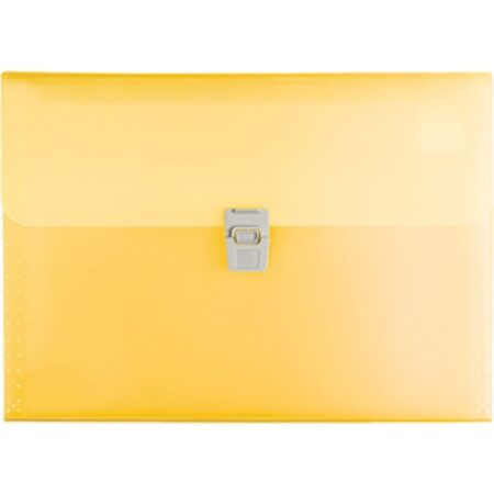 Expanding wallet yellow 10 sections 25mm