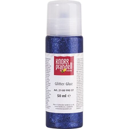 Glitter Glue 50ml dark blue