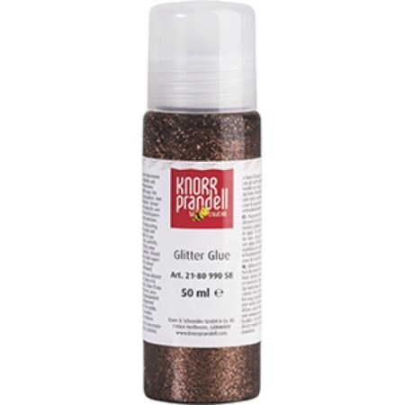 Glitter Glue 50ml brown