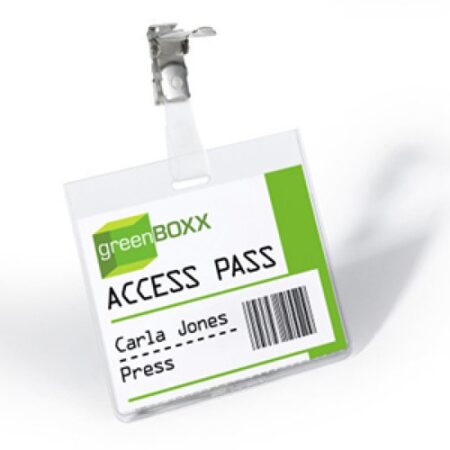 Security Name Badge - Landscape 60 x 90 mm