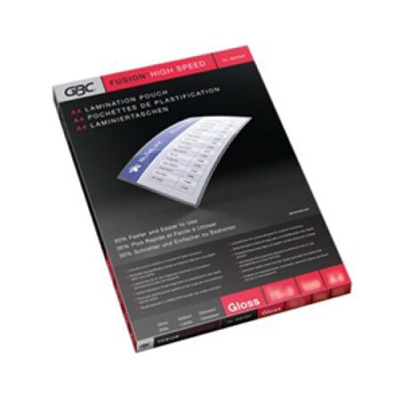 100 GBC LONG SIDE CELING POUCH A4 2x75MIC (3747347)