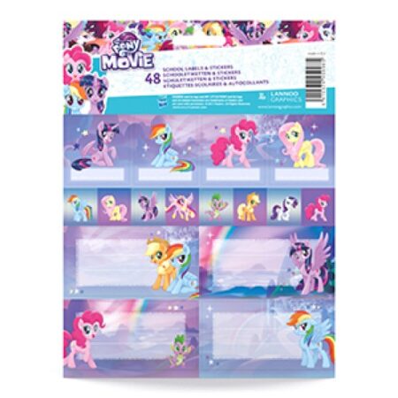 MLP - school labels & stickers - set of 4816x1x21