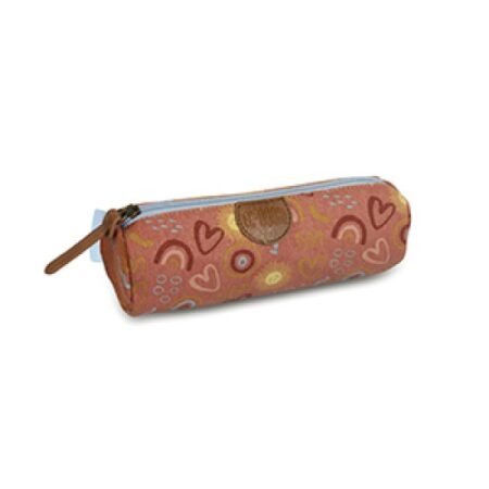 Ec-oooh! Rainbow Pen case round 21cm 80x210x80