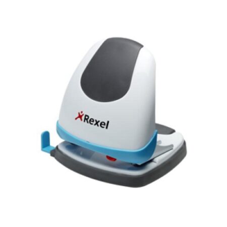 REXEL ET230 HOLE PUNCH WHT/BLU