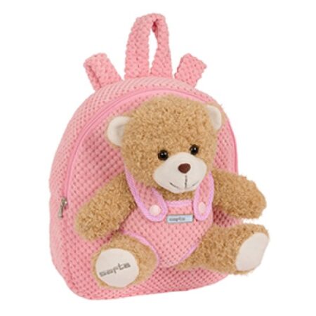 Preschool Backpack with Teddy Bear 23x27x7,5