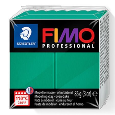 Mod.clay Fimo prof 85g green