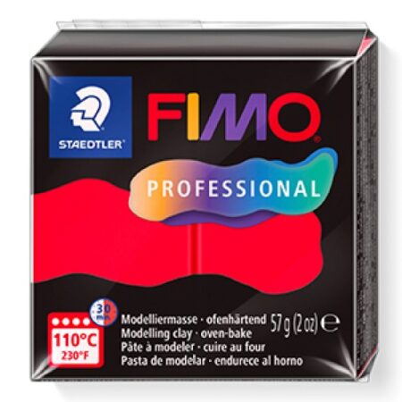 Mod. clay Fimo prof 57g red