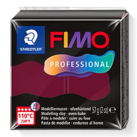 Mod. clay Fimo prof 57g bordeaux