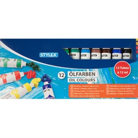 Oilpaint, 12 tubes 12 ml